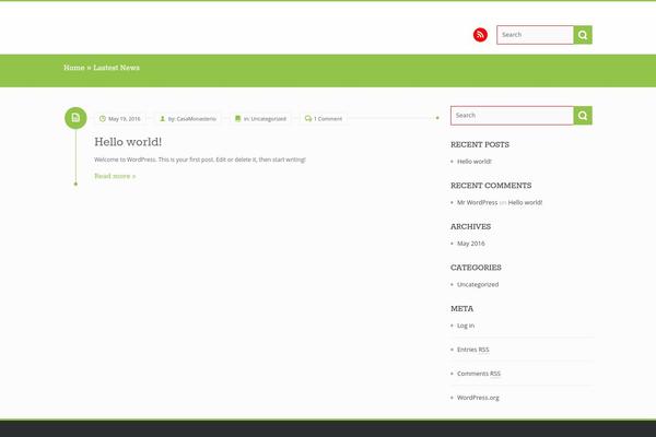 Circle theme site design template sample