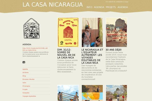Tisa theme site design template sample