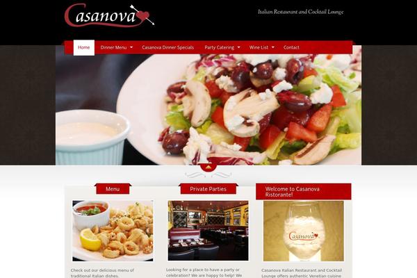The Restaurant theme site design template sample