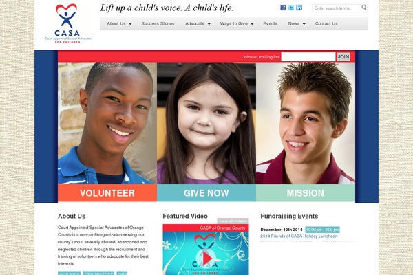 casaoc.org site used Casa