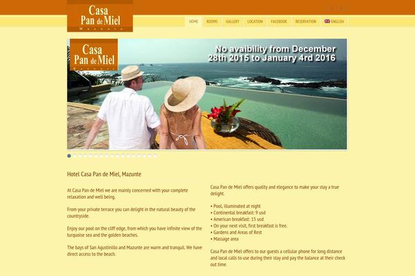 Paradisehotel theme site design template sample