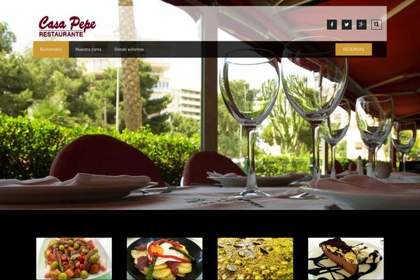 Foodeez Lite theme site design template sample