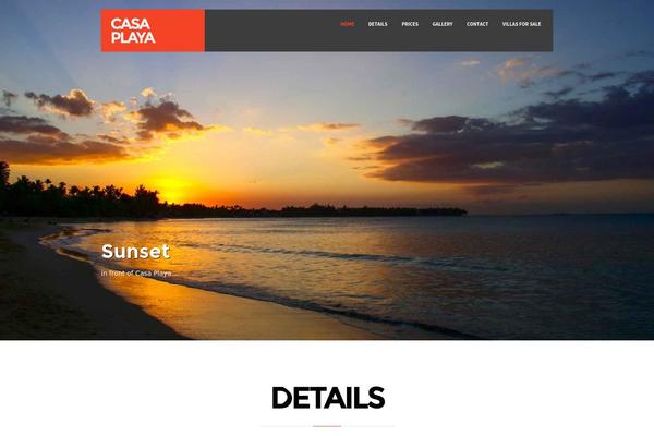 Inside theme site design template sample