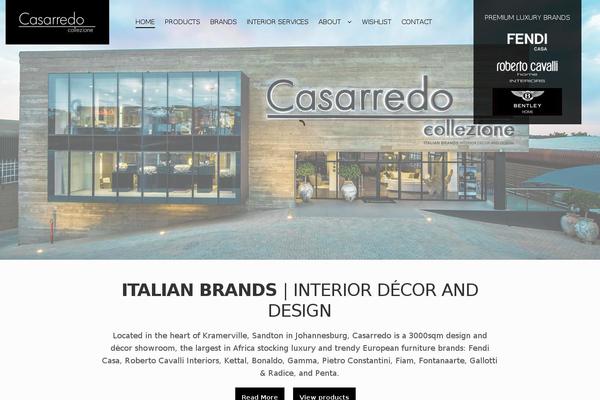 Storefront Child theme site design template sample