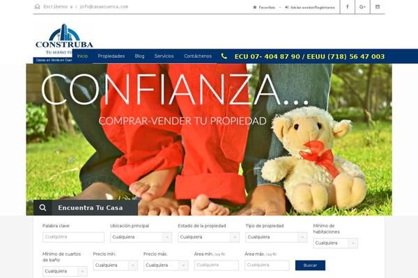 Realhomes Child theme site design template sample