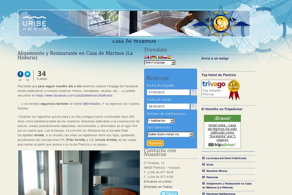 casasdemarinos.es site used Rosa-lite