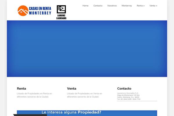 Foxy theme site design template sample