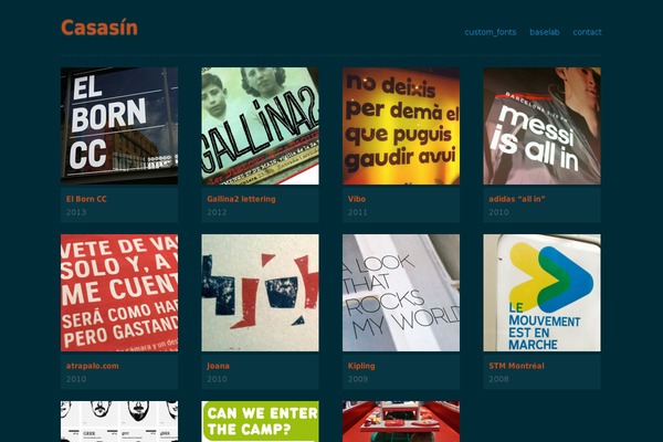Bunker theme site design template sample