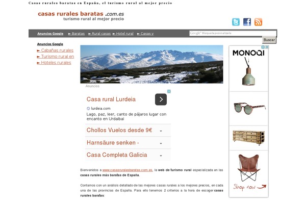 ColdBlue theme site design template sample
