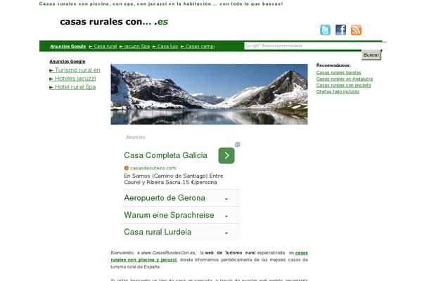 ColdBlue theme site design template sample