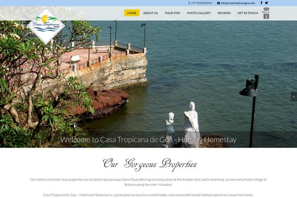 Casa theme site design template sample