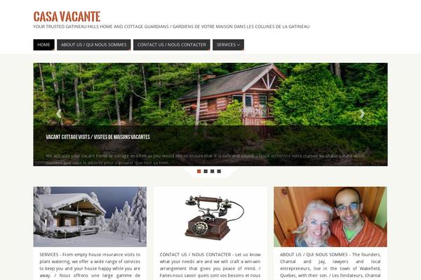 Parabola theme site design template sample
