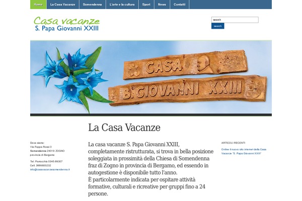 Academica theme site design template sample