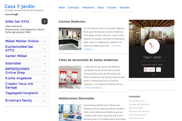 WordPress website example screenshot