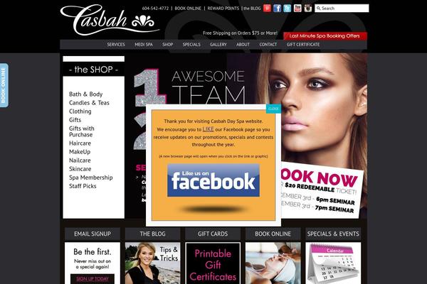 casbahdayspa.com site used Casbah