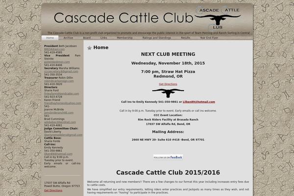 Ccc theme site design template sample