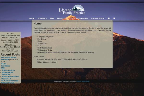 cascadefamilypractice.com site used Adventure-plus