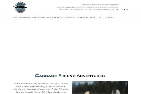Cascade theme site design template sample