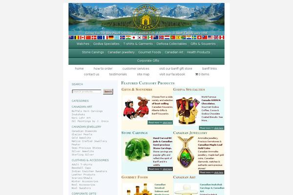 Cascade theme site design template sample
