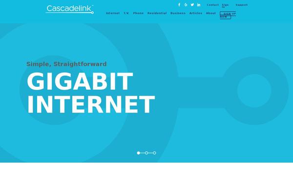 cascadelink.com site used Astound