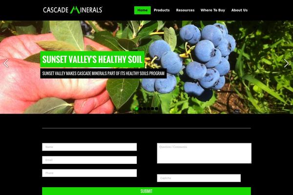 cascademineralsnw.com site used Gravida-pro