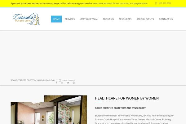 MediCenter theme site design template sample