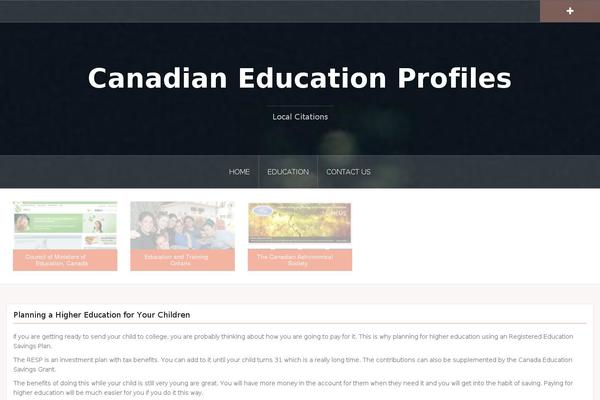 cascaeducation.ca site used Oria