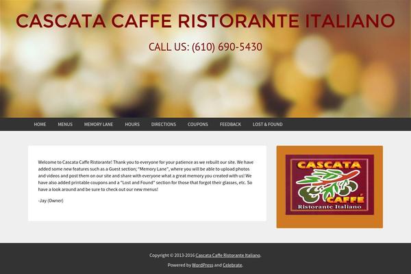 Celebrate theme site design template sample
