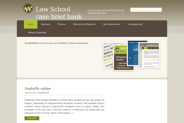 SmartBiz theme site design template sample