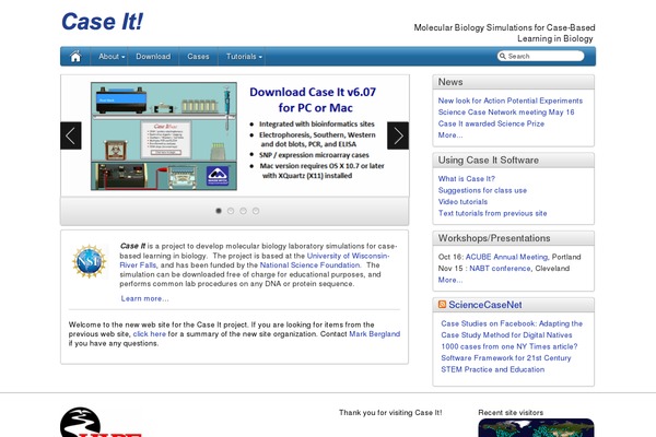 Site using Easy Shortcode Buttons plugin