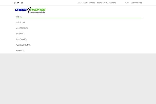 Phone-repair theme site design template sample