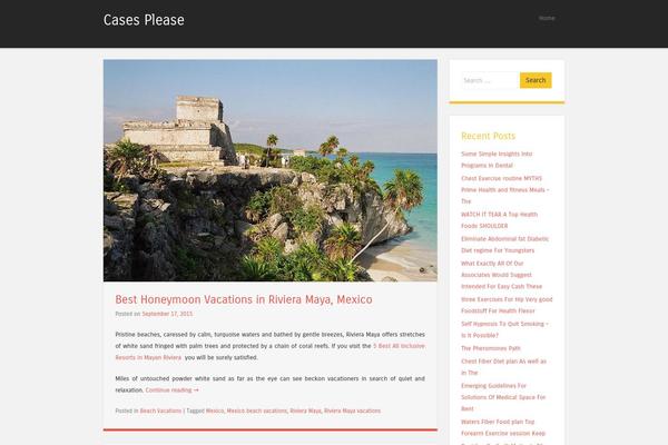 Twenty Fifteen theme site design template sample