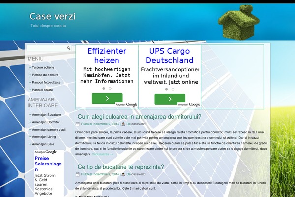 caseverzi.com site used Panourisolare