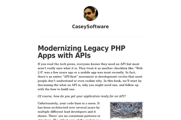 caseysoftware.com site used Torch