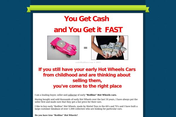 cash4redlines.com site used Typepress