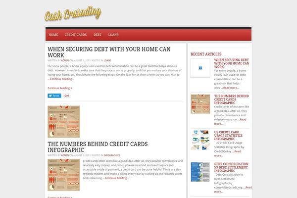 Revista theme site design template sample