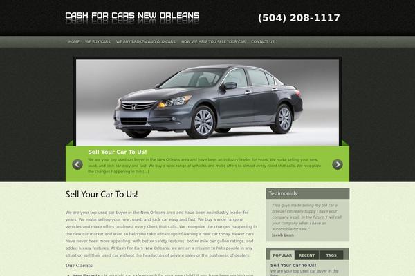 cashforcarsneworleans.com site used Zerafin