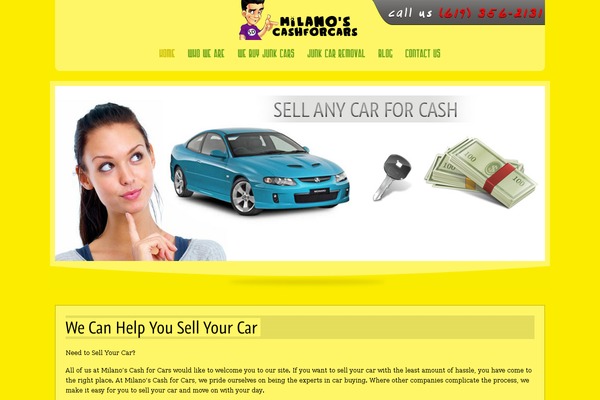 Milano theme site design template sample
