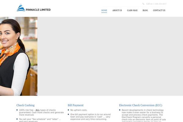 Accounting theme site design template sample