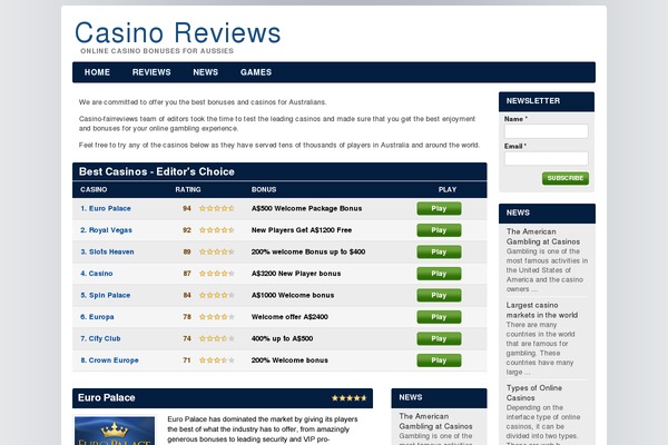 casino-fairreviews.com site used Default-5