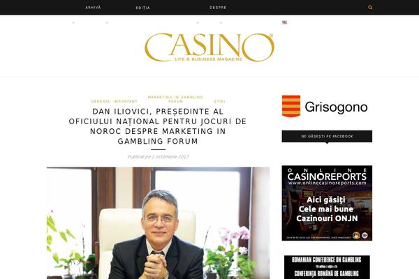 casino-magazine.ro site used Newspaper Child