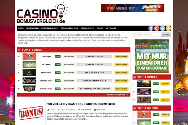 Casino theme site design template sample