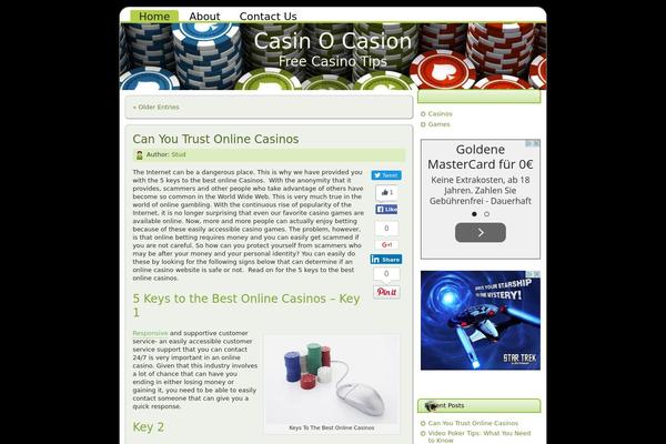 green_spade theme websites examples