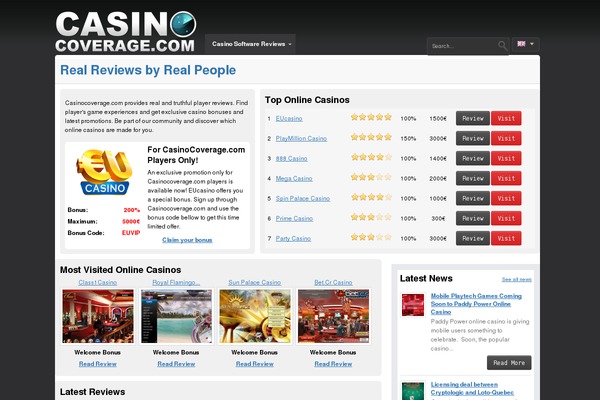 casinocoverage.com site used Ccov
