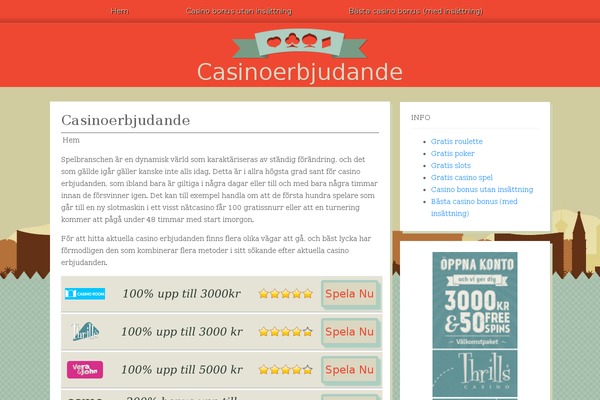 casinoerbjudande.com site used Vanadiumitic