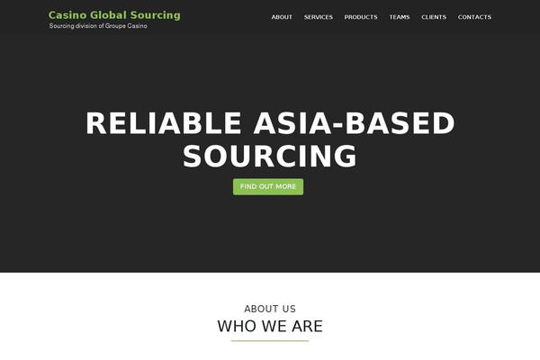Xlander theme site design template sample