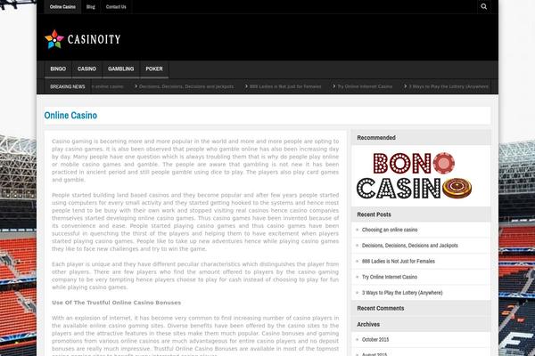 Multinews theme site design template sample