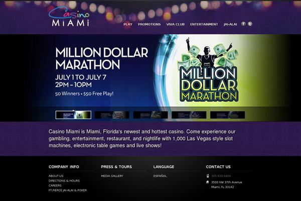 casinomiamijaialai.com site used Casinomiami