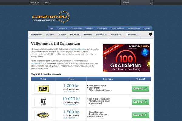 Continuum theme site design template sample