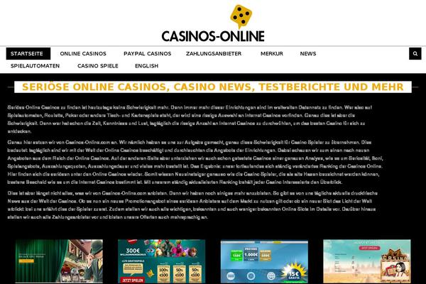 casinos-online3333 WordPress theme, websites list used casinos-online3333 theme casinos-online3333 theme websites examples